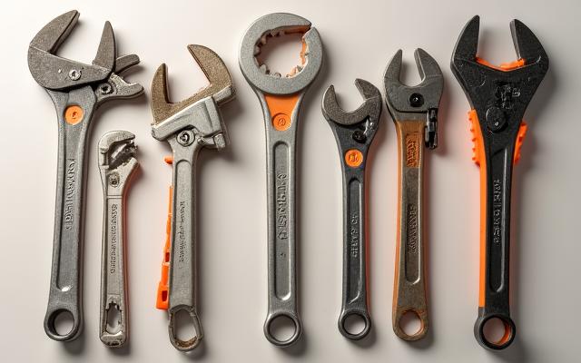 Assortiment de clés et pinces professionnelles